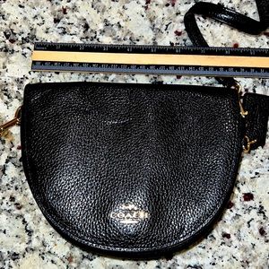 Authentic black Ellen Coach crossbody